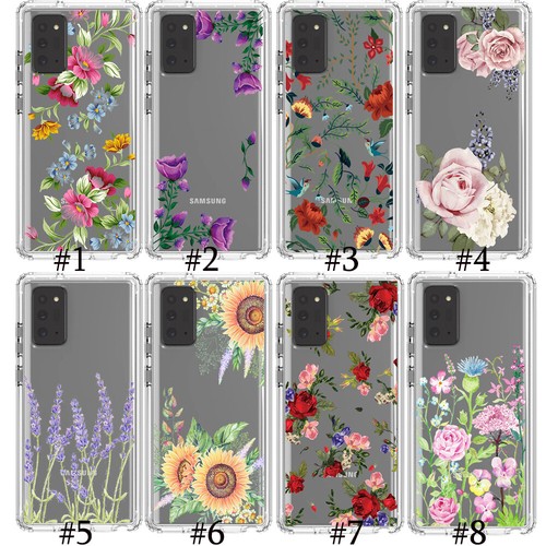 Pattern Flora Back Case for Samsung S24 S23 S22 S21 S20 Ultra Plus S20FE S21FE - Picture 2 of 14