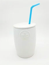 Pampered Chef Large Coffee Tea Soup Mug With Lid Holds16 Fluid Ounces Heavy 