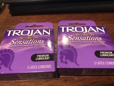 Trojan HER Pleasure Sensations Premium Condoms 6 Condoms