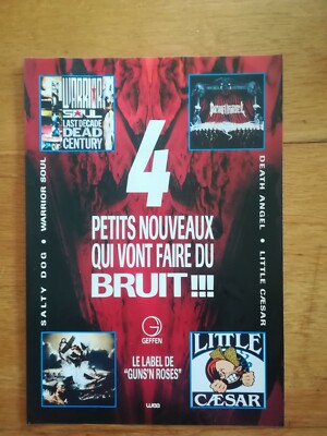 Foto Zeitschrift Best 90er Promotion Warrior Soul Deaf Hangel Little Caesar Salt