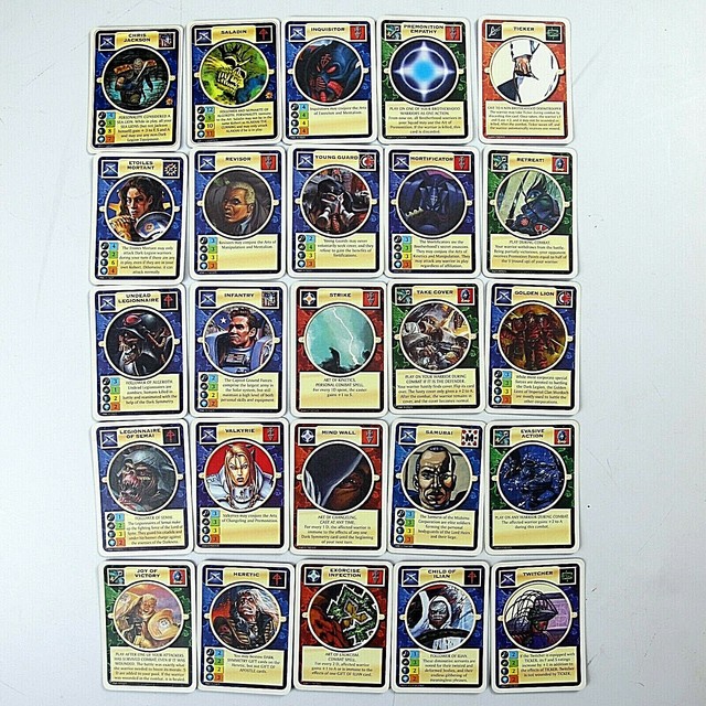 Lot Doomtrooper ccg 50 Cards 1994 Target Games 1st Mutant Chronicles(9