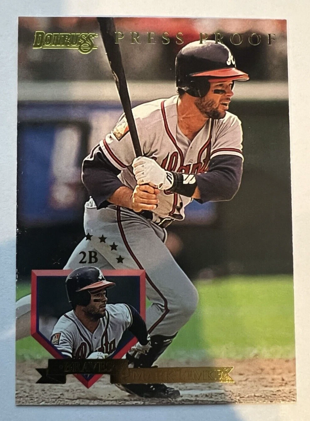 Mark Lemke trading card