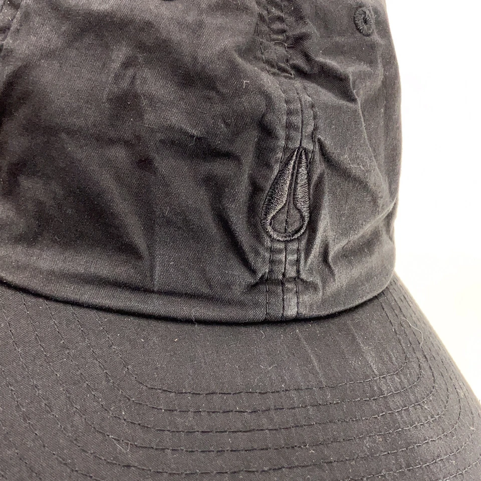 Gorra de algodón arrugado negra Nixon Surf Foto 3 de 4