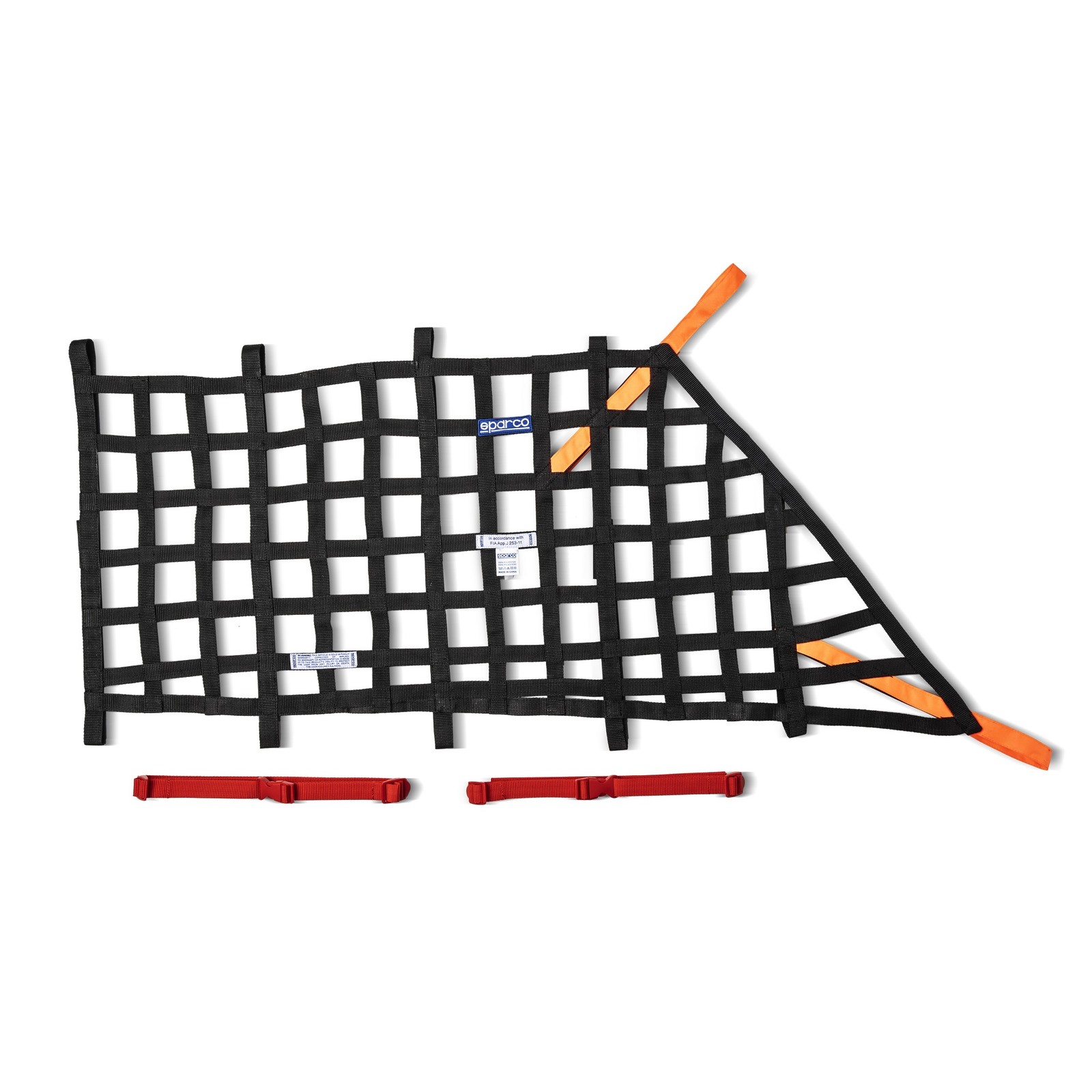 Sparco Window Net - FIA Compliant, Quick Release, Easy To Fit - (002198FA-NR) - Image 2
