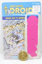 DROIDS KEZ IBAN COIN W  CARD BACK VINTAGE STAR WARS KENNER 1985 FIGURE