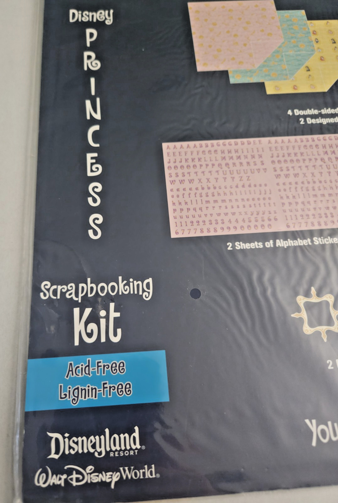 Sealed Disney Princess Create Magic 12x12 Scrapbook Kit Jasmine Ariel Snow White