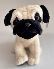 "Pug Perro Peluche 11"" Peluche Clásico Juguete Co Juguete Suave Nuevo Con Etiqueta"