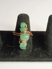 Ring Handmade Gemstone Ring Adventurine