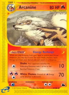Arcanine - 3/144 - Pokemon Skyridge Non-Holo Card NM