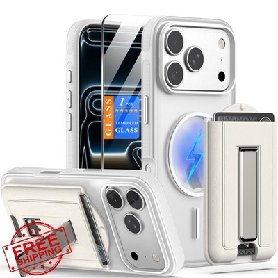 Nvollnoe iPhone 17 Pro Clear Wallet Case