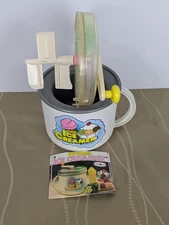 VTG Nordic Ware Supremer Ice Creamer Hand Crank Ice Cream Maker 1.5 Pints w Book