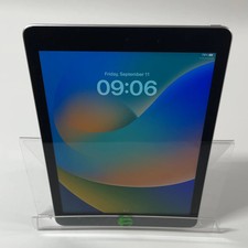 WiFi Only Apple iPad 5th Gen 128GB 16.7.11 Space Gray MP2H2LL/A