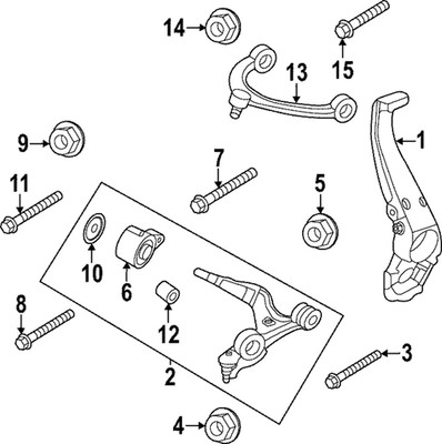 Genuine Audi Lower Control Arm Screw WHT-008-425 | eBay