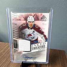 2025-26 Upper Deck SP Game Used Devon Toews Auto IS-DT avalanche inked sweaters
