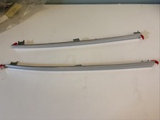 Citroen C6 Rear Bumper Chrome Trim Mouldings Pair 7452GR NEW genuine