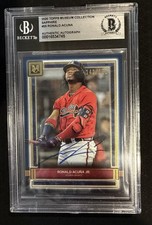 Ronald Acuna Jr. Signed 2020 Topps Museum Collection /150 #55 BGS Authentic Auto