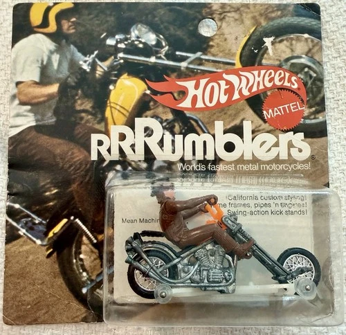 HOT WHEELS MATTEL REDLINE BP RRRUMBLERS SEALED PACKAGED MEAN MACHINE MOTORCYCLE