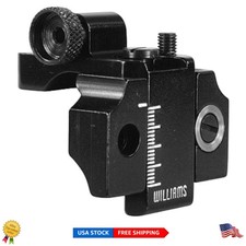 Lightweight Williams 5D-SH Peep Sight for Rifles and Shotguns - Reliable Hunting