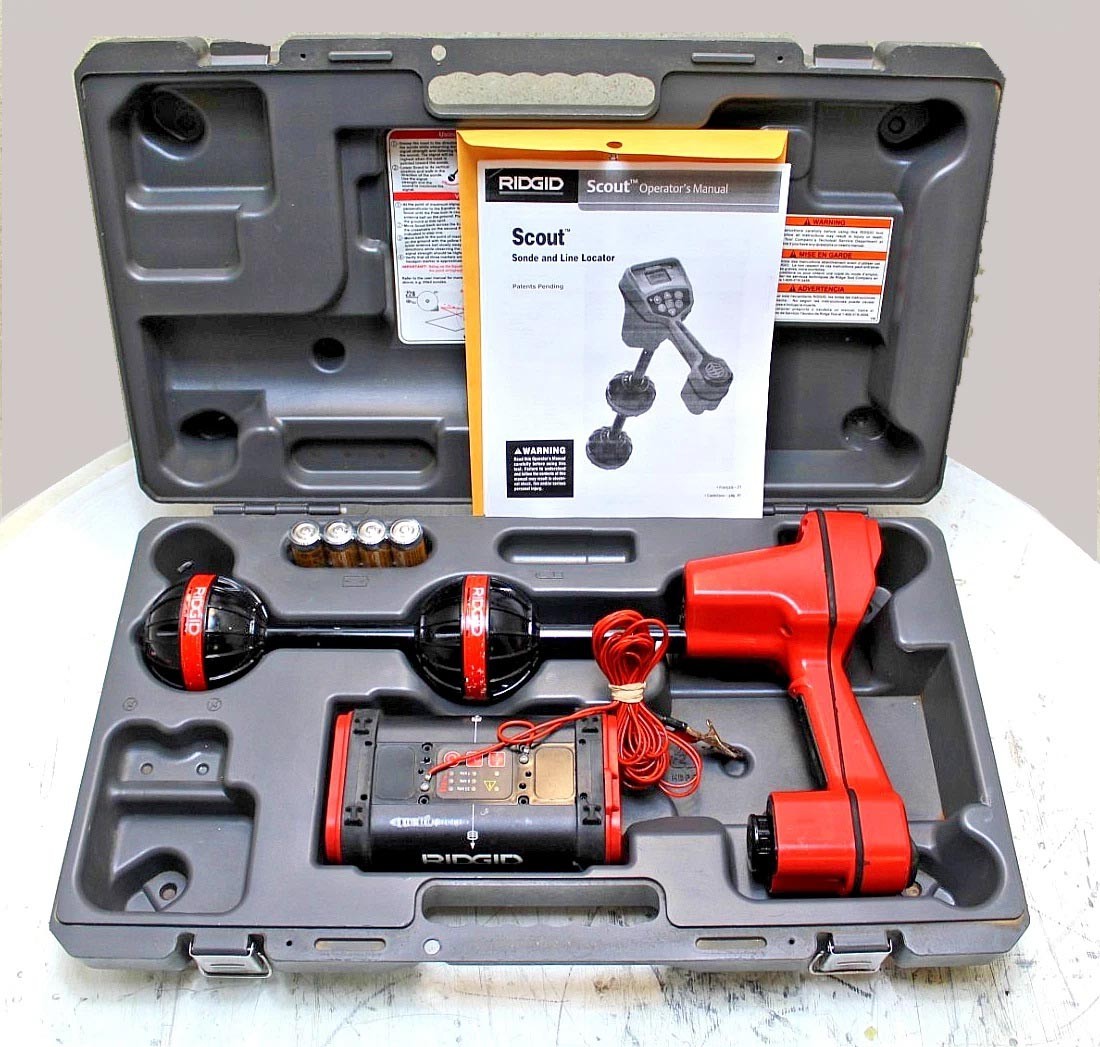 Ridgid 19238 Navitrack Scout Sonde/Line Locator w/ Line Transmitter(100% Tested)