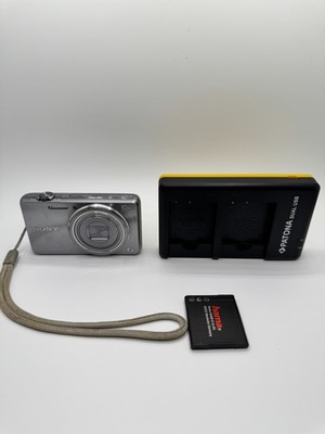Sony Cyber-shot DSC-WX100 18.2MP Vintage Digitalkamera Geprüft Digicam DSC WX100