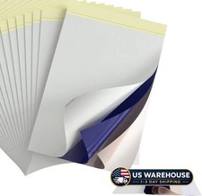 Peslief Tattoo Transfer Paper - 10 Sheets Thermal Stencil Paper for Tattooing A4