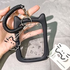 Uchwyty na karty fotograficzne dla kota ucho śliczne ramki na zdjęcia student kampus posiłek pokrowiec dekoracja