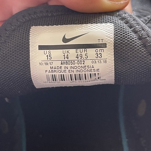 Nike Uomo Air Max 270 AH8050-002 Nero Scarpe da Corsa Sneakers Taglia 15 Uomo - Foto 13 di 13
