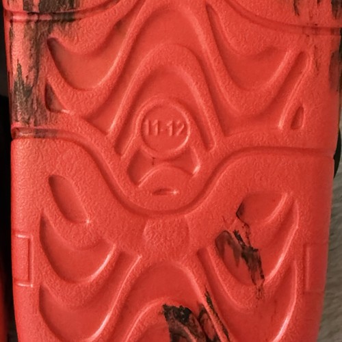 Zoccoli scarpe Topolino ragazzo - rosso e nero taglia 11-12 facili da infilare nuovi - Foto 8 di 10