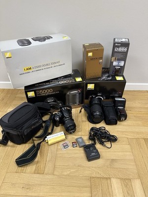 Nikon D5000 Paket Kamera Spiegelreflex Objektive Blitz Nissin Fotografie