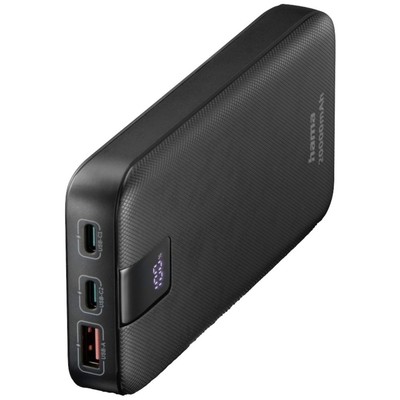 Hama  Powerbank 20000 mAh USB PD 3.0, Quick Charge 3.0 LiPo  Anthrazit