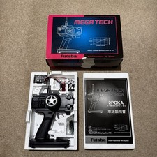 VINTAGE FUTABA MEGA TECH JUNIOR R/C 27MHZ MC230 ESC & RECEIVER & SERVO RARE NIB 