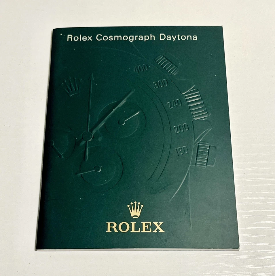 ORIGINALE Rolex Daytona Libretto Manuale Libretto Edizione Inglese - Immagine 2 di 3