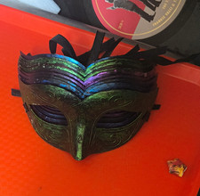 Venetian Masquerade Eye Mask Multicolor Adjustable Plastic Adult Unisex