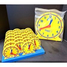 Geared For Time class pack 1 demonstration clock  24 student clocks K-5th grade