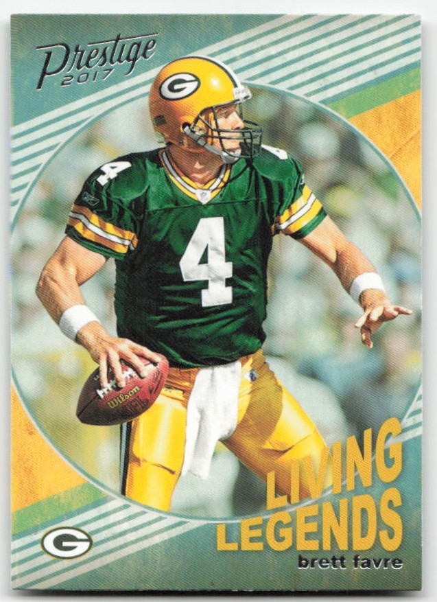 2017 Panini Prestige #8 Brett Favre Living Legends