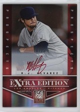 2012 Elite Extra Edition Prospects Red Ink Signatures 10/25 RJ Alvarez Auto 1k9t