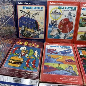 Intellivision Games Lot of 16 Games All With Manuals