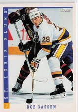 1993-94 Score #279 Bob Bassen St. Louis Blues