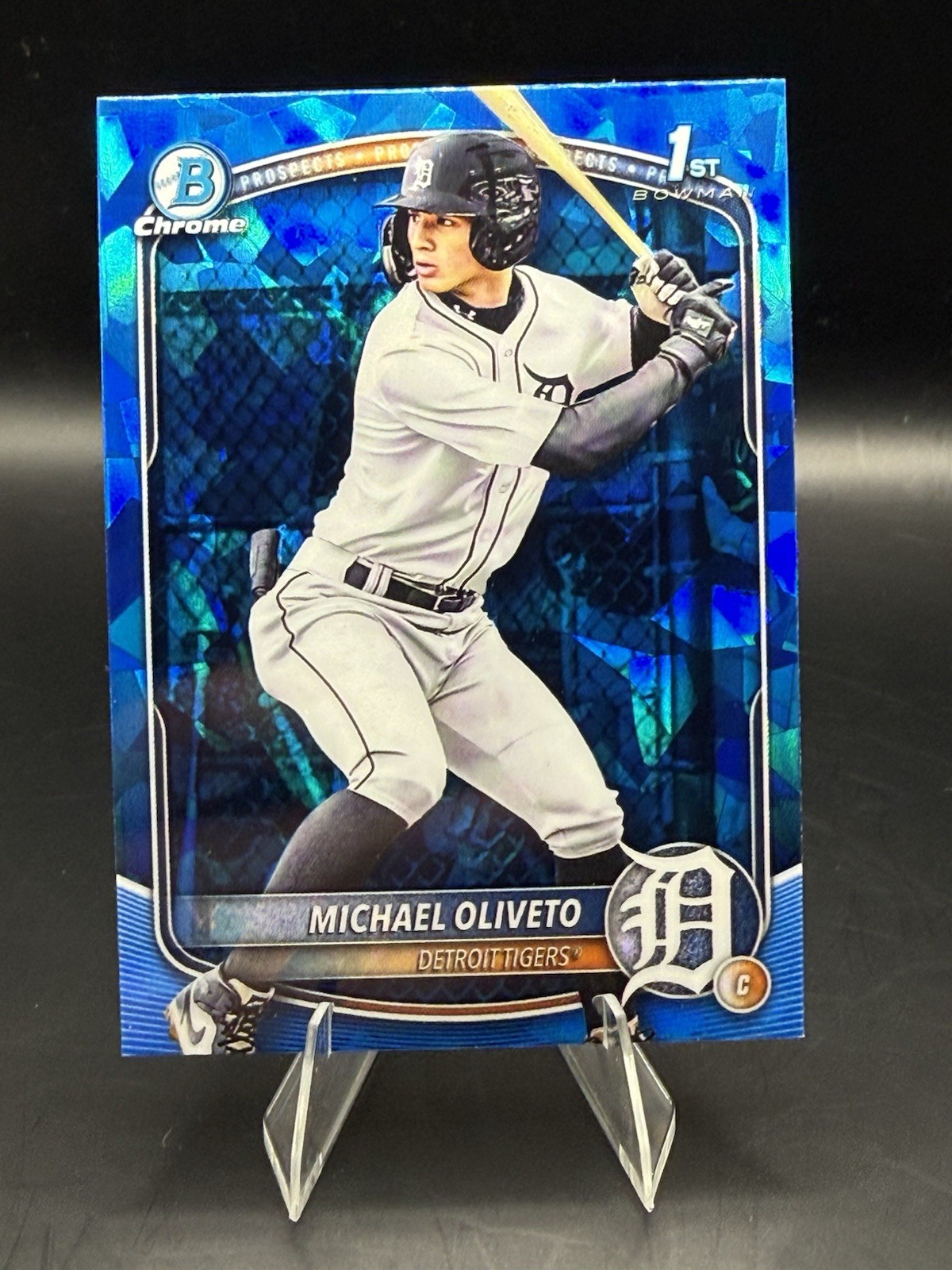 2025 Bowman Draft Michael Oliveto Blue Sapphire 1st Bowman BDC-156