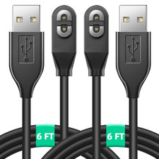 2 Pack-6Ft Charging Cable for Aftershokz Aeropex AS800  Shokz Openrun Pro  Ope