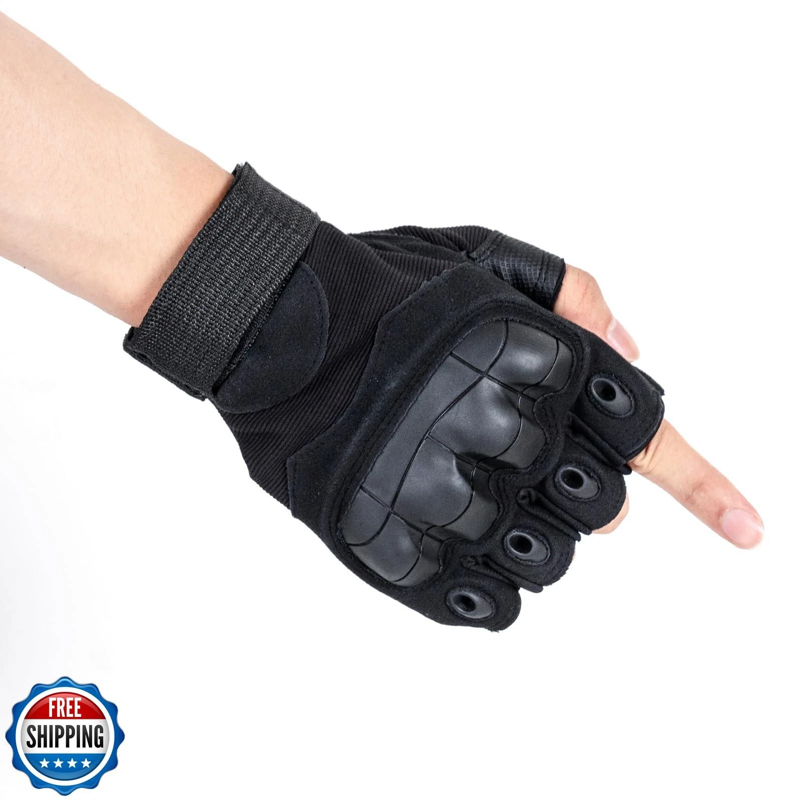 GCSIOM Motorcycle Fingerless Gloves Breathable, Non-Slip, Impact Resistant, S
Opens in a new window