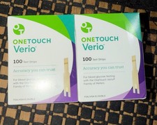  200 One Touch OneTouch Verio Test Strips New 3/31/27 ..FREE SHIPPING