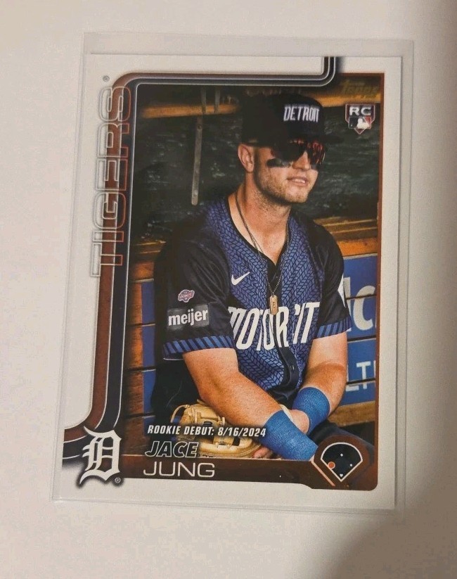JACE JUNG RC-2025 Topps Update GOLDEN MIRROR Image VARIATION  Rookie Debut 