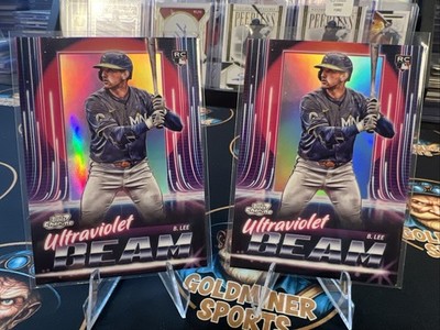 2025 Tops Cosmic Chrome Brooks Lee Ultraviolet Beam #UB-4 (RC) 2 Card Lot Twins