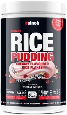 #sinob Instant Rice Pudding, 1000 g Dose, Vanille Kirsch