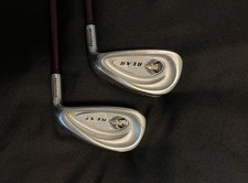 GOLDEN BEAR MEGA BEAR 9 IRON AND PW OVERSIZE STAINLESS MEGA BEAR GRAPHITE & GRIP