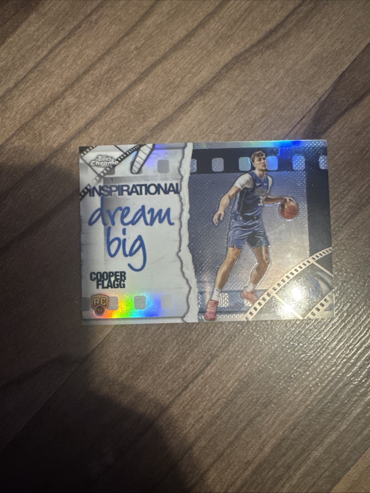 Topps 2025-26 Chrome Cooper Flagg #IP-18 Refractor Inspirational Dream Big RC
