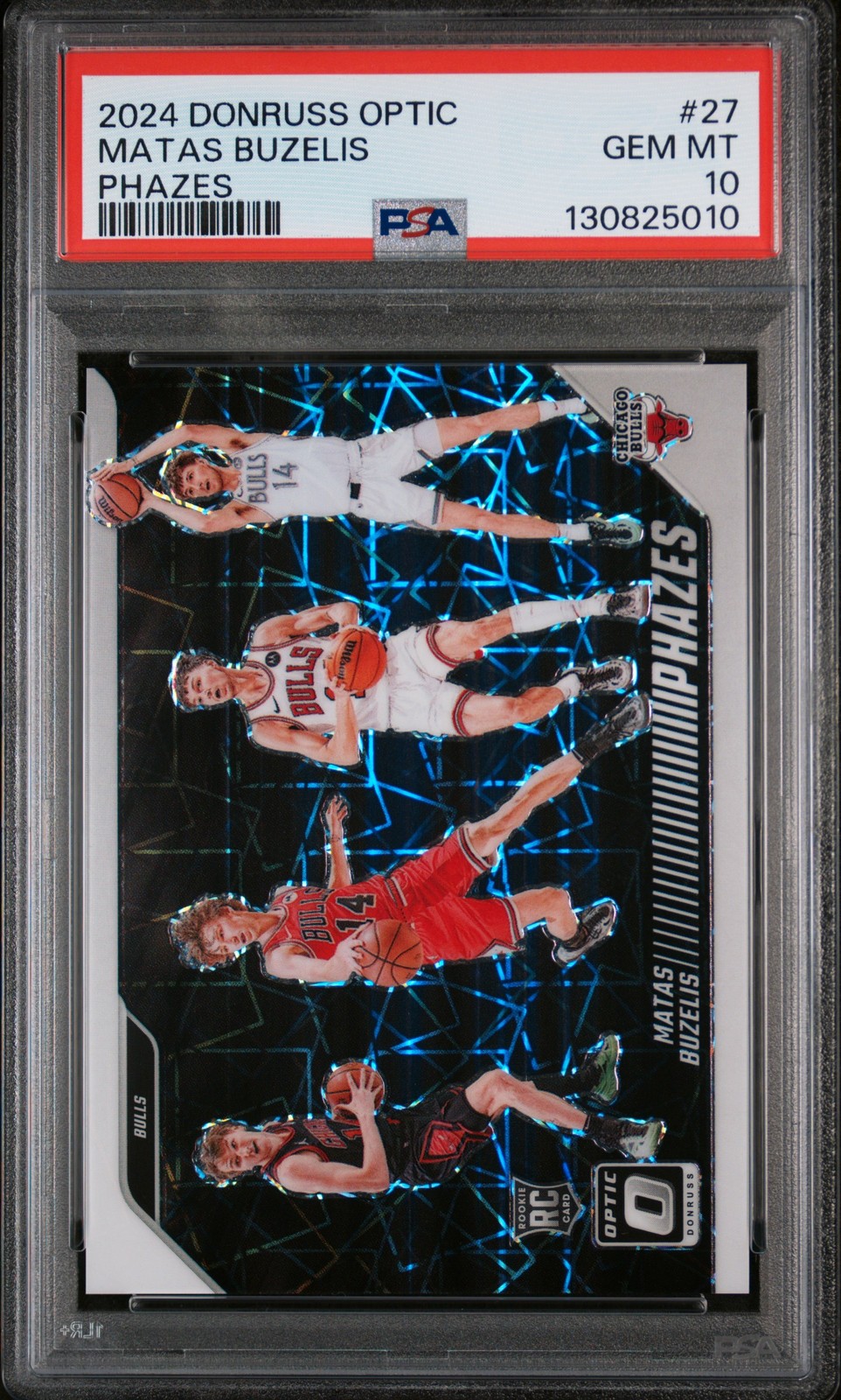 2024 Panini Donruss Optic Phazes Matas Buzelis #27 PSA 10
