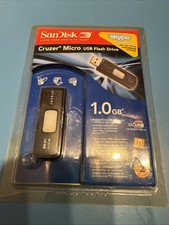 SanDisk Cruzer Micro USB Retractable Flash Thumb Stick Drive 1.0   1 GB - Sealed