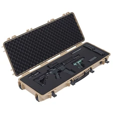 Uimoso Hard Rifle Case 42 in Gun Storage Case IP67 Waterproof & Dustproof Khaki